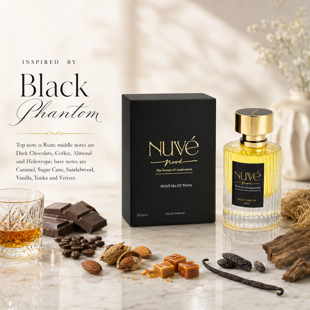 NUVE No.50 Thera - inspired by Kilian Black Phantom