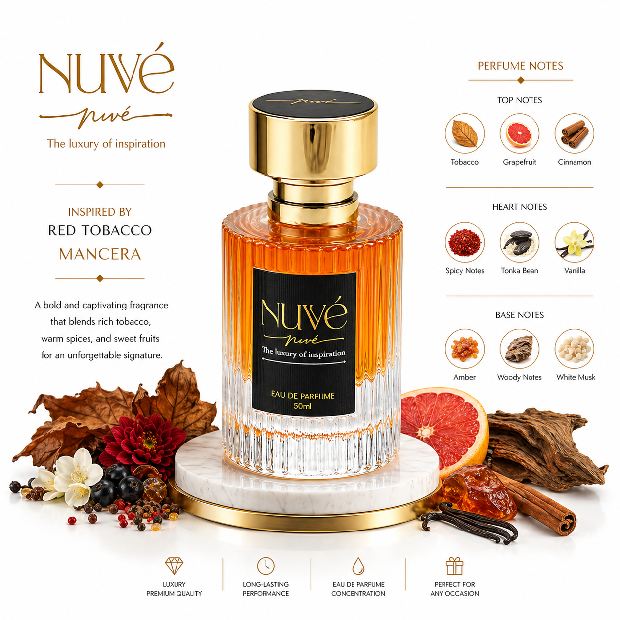NUVE No.30 Olin - Red Tobacco