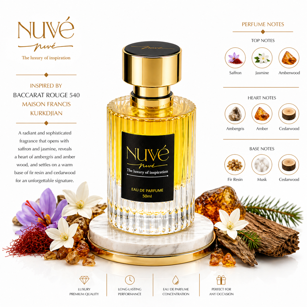 NUVE No.21 Liora - Baccarat Rouge 540