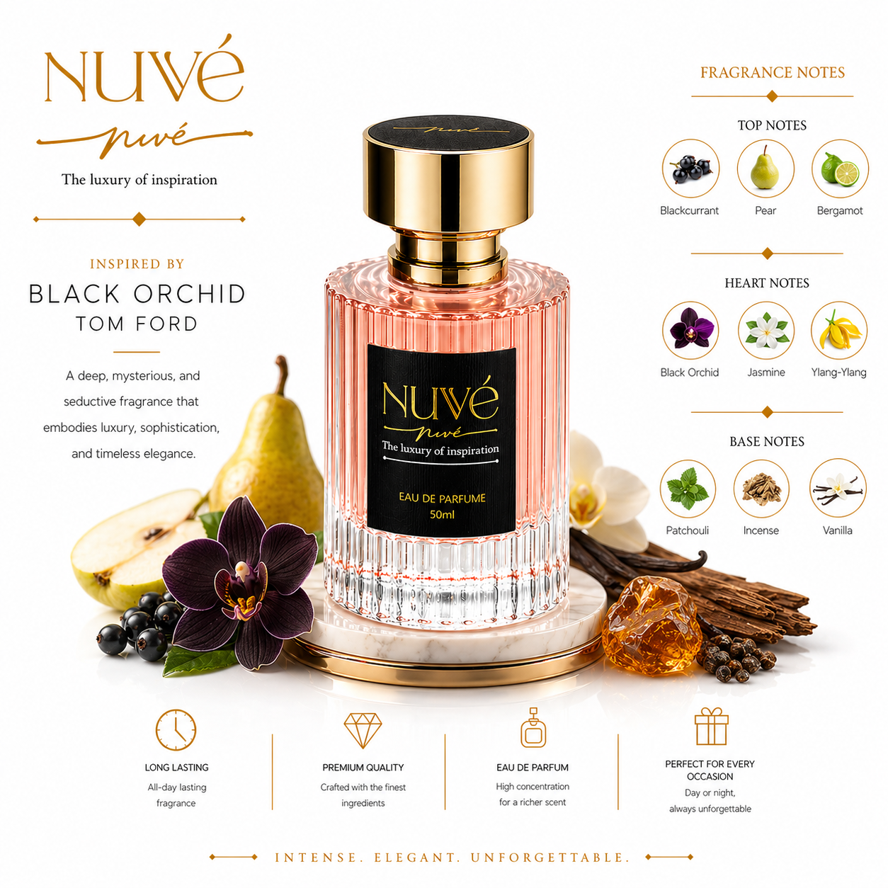 NUVE No.06 Orin - Black Orchid