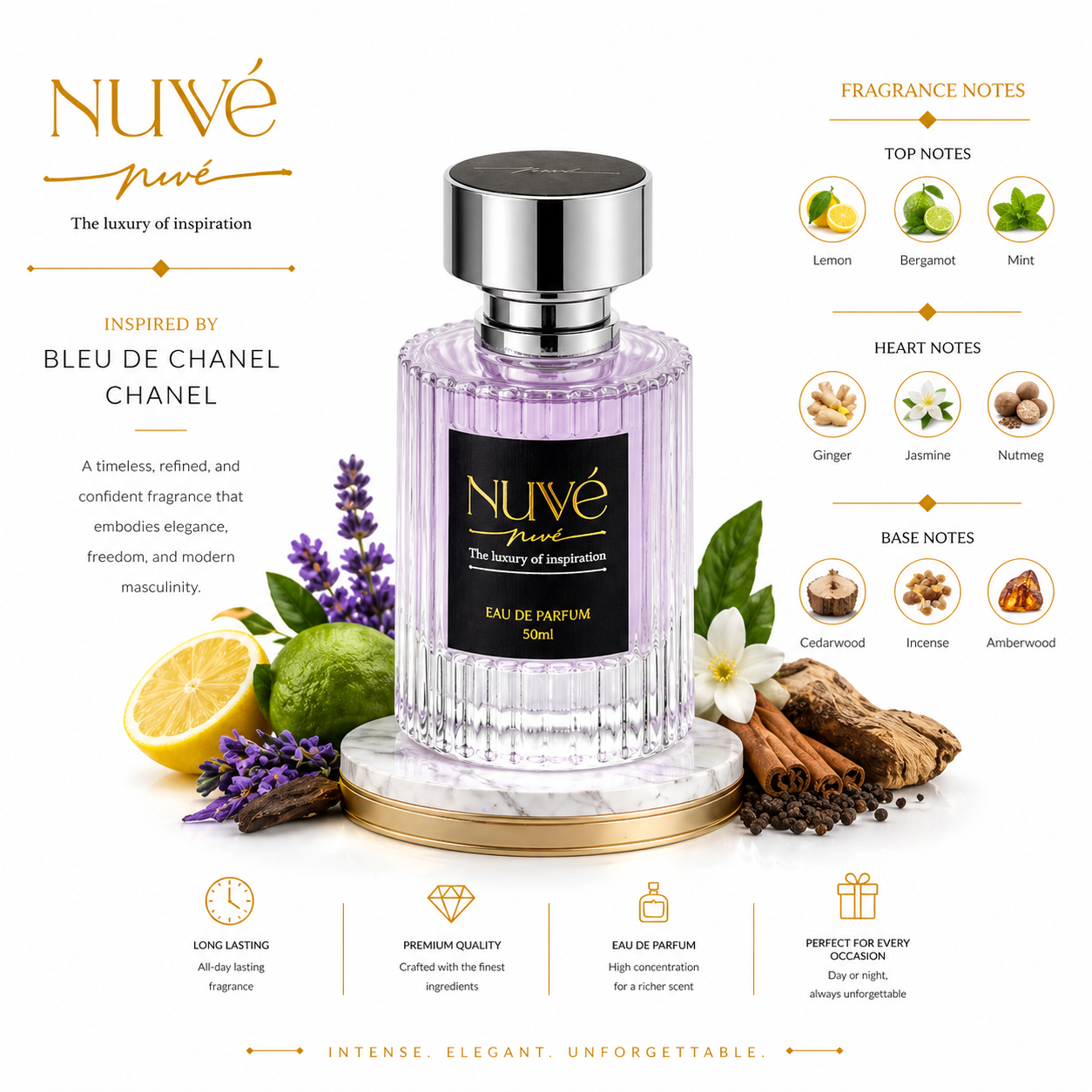 NUVE No.05 Flora - Bleu de Chanel