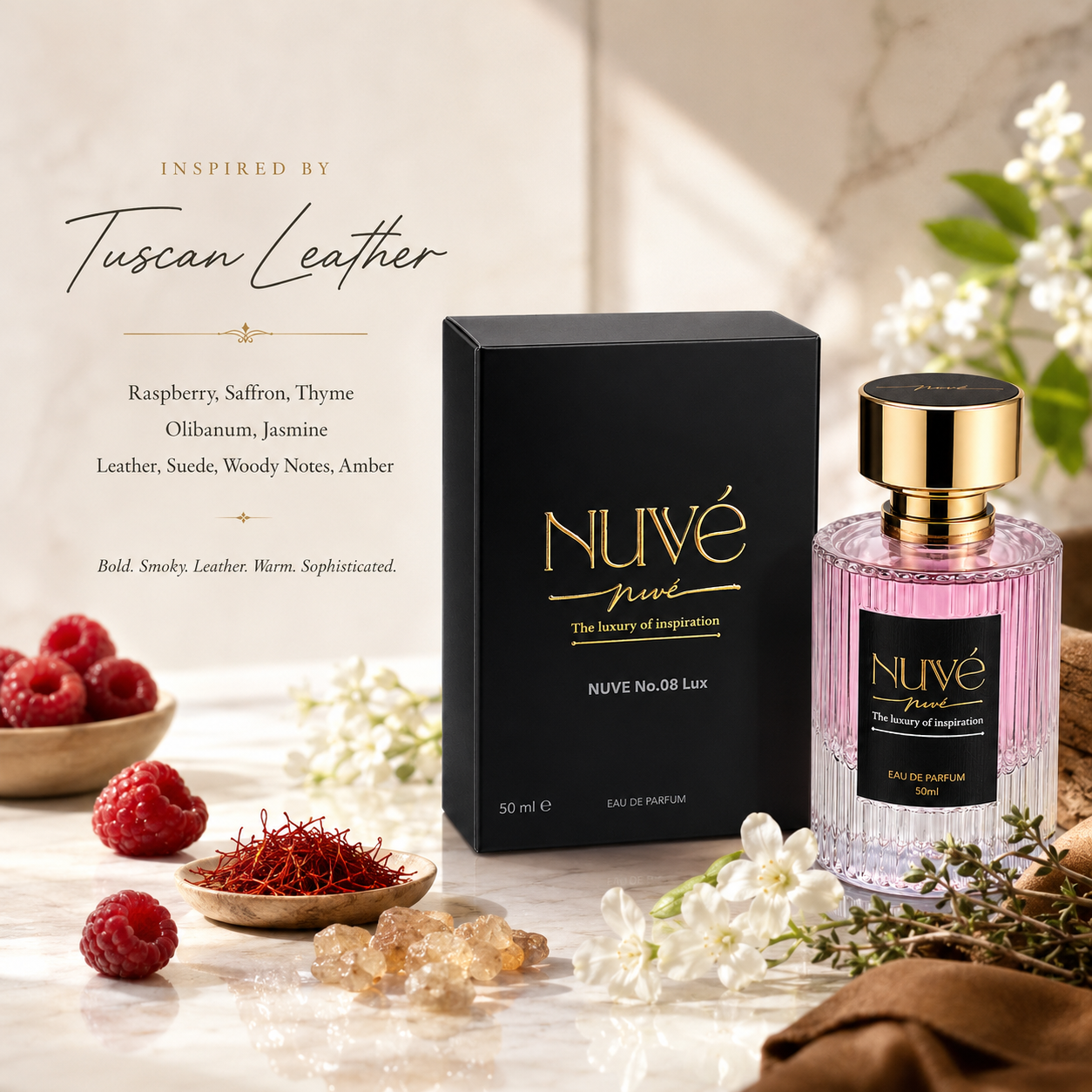 NUVE No.08 Lux - inspired by Tom Ford Tuscan Leather