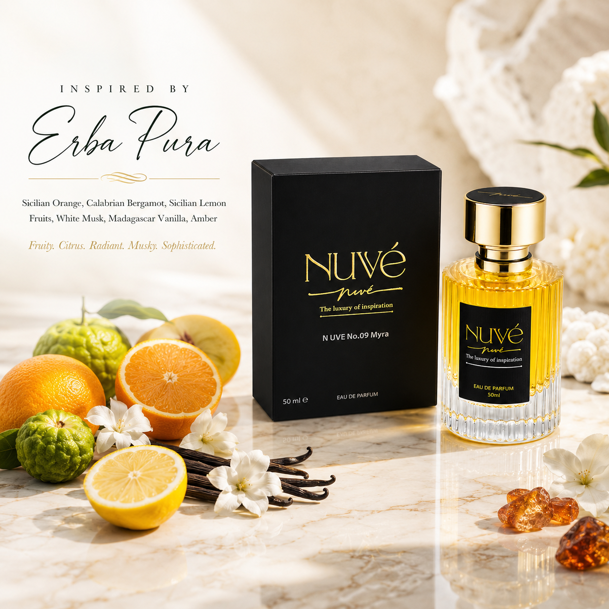 NUVE No.09 Myra - inspired by Xerjoff Erba Pura