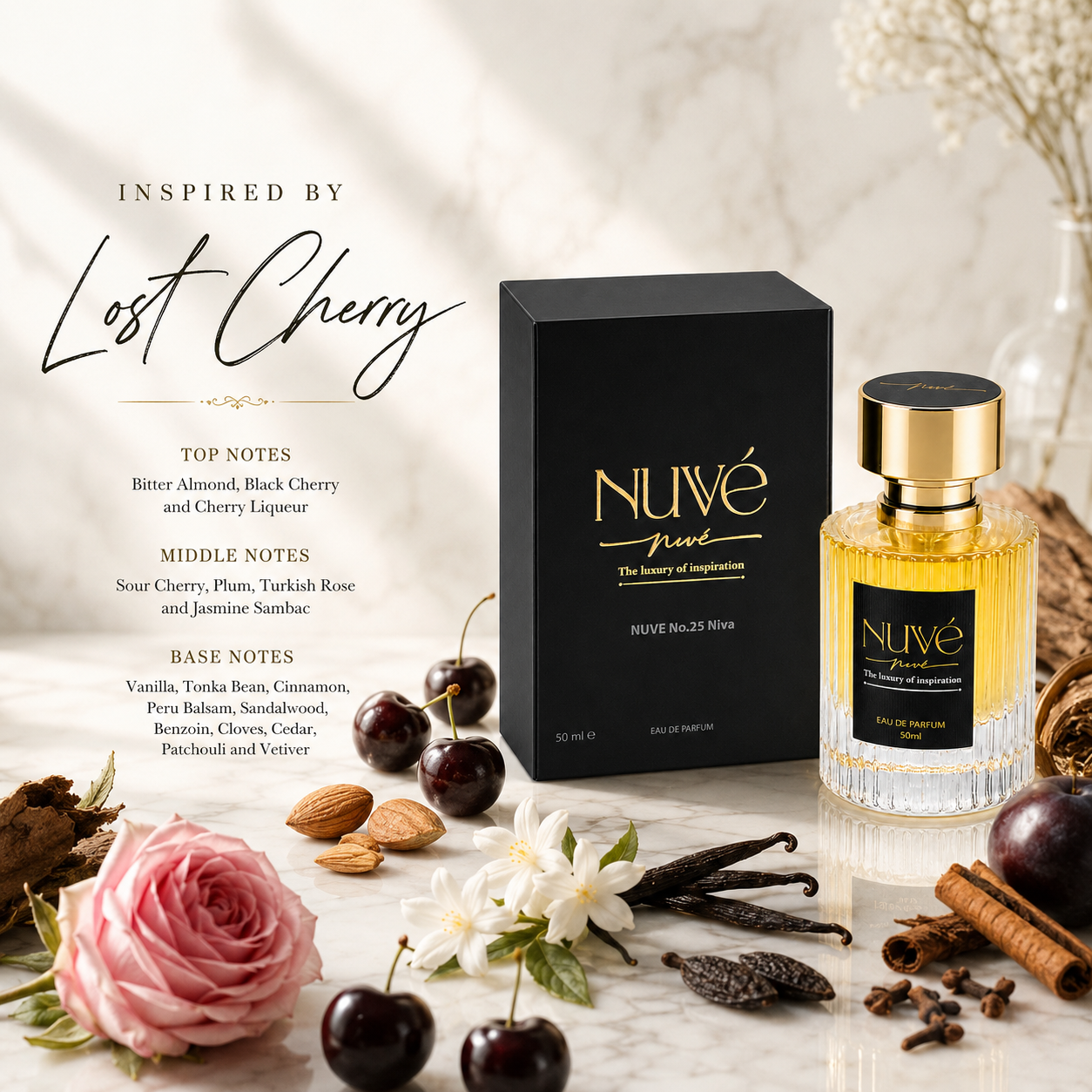 NUVE No.25 Niva - inspired by Tom Ford Lost Cherry
