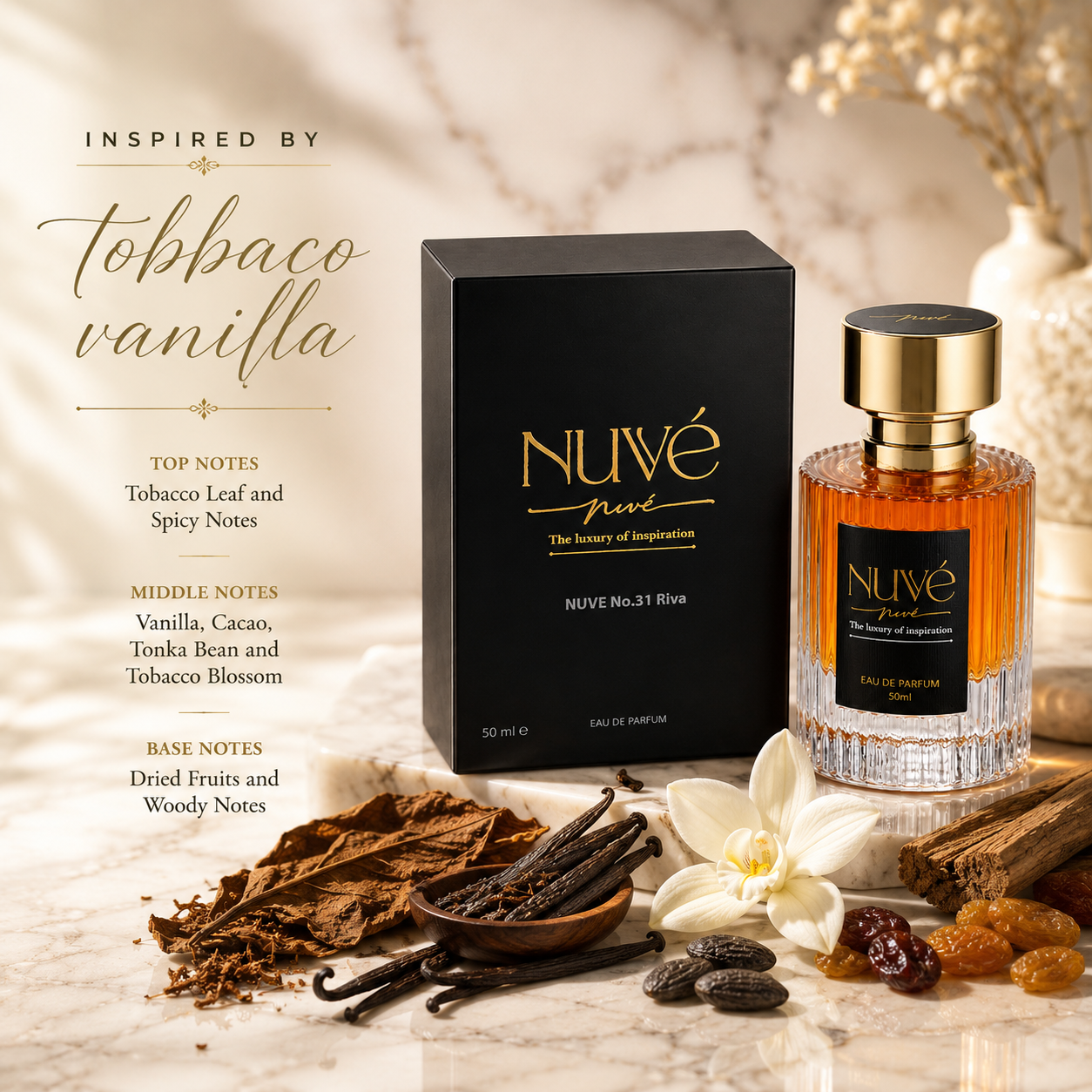 NUVE No.31 Riva - inspired by Tom Ford Tobacco Vanille