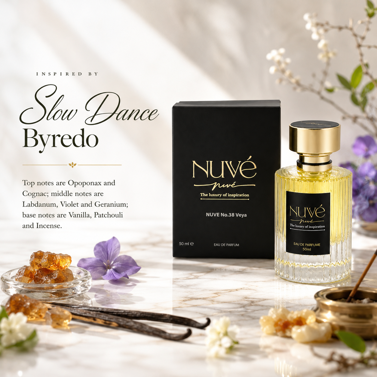 NUVE No.38 Veya - inspired by Byredo Slow Dance